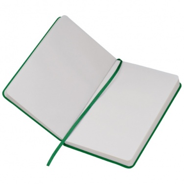 Logotrade promotional merchandise image of: Notebook A6 Lübeck, green