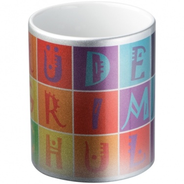 Logotrade promotional product picture of: Sublimation mug Alhambra, metallic silver