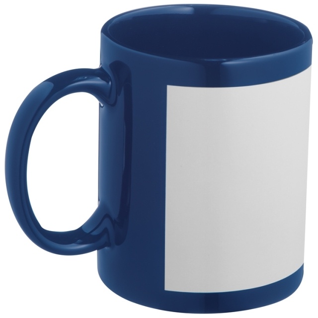 Logotrade promotional gifts photo of: Ceramic sublimation mug Montevideo, blue