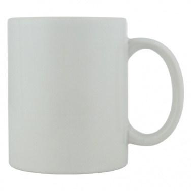 Logo trade advertising products image of: Ceramic mug Monza, white