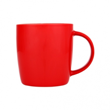 Logo trade advertising product photo of: Ceramic mug Martinez, red