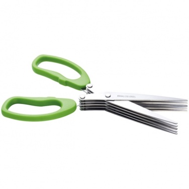 Logotrade corporate gift picture of: Chive scissors 'Bilbao'  color light green
