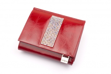 Logo trade promotional giveaway photo of: Ladies wallet with Swarovski crystals CV 110