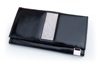 Logo trade promotional gifts image of: Ladies wallet with Swarovski crystals CV 140