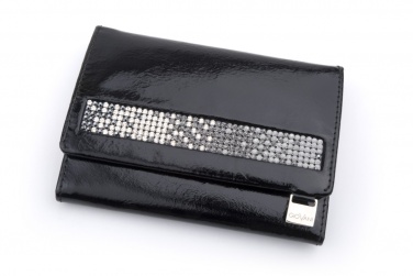 Logo trade promotional merchandise photo of: Ladies wallet with Swarovski crystals DV 130