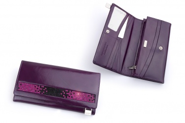Logo trade corporate gifts image of: Ladies wallet with Swarovski crystals DV 150