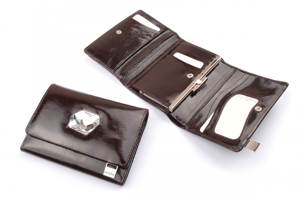 Logotrade promotional gift picture of: Ladies wallet with big Swarovski crystal AV 130