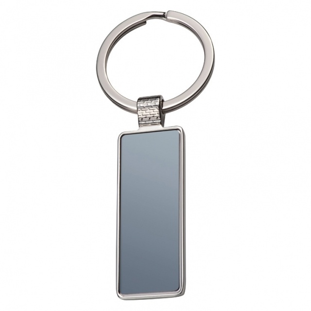 Logo trade promotional items picture of: Key ring 'Grand Haven'  color grey