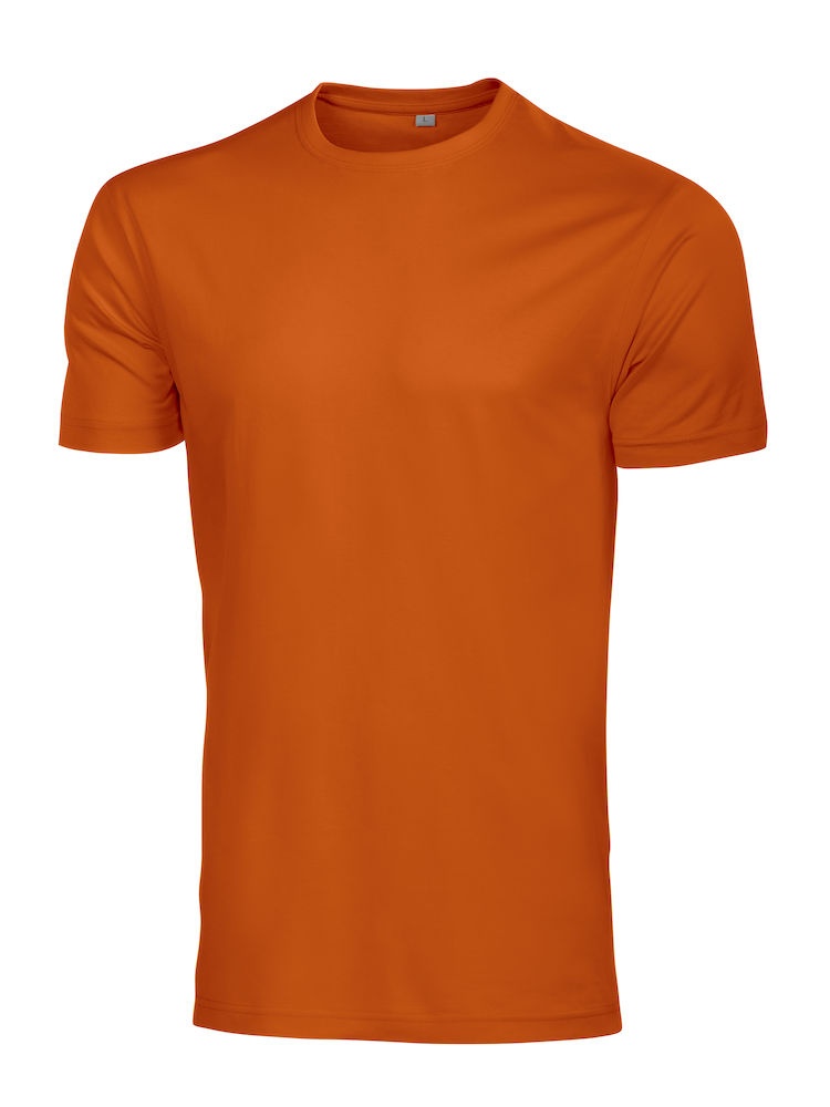 Logo trade business gifts image of: T-shirt Rock T orange