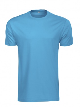 Logo trade promotional giveaways image of: T-shirt Rock T Turquoise