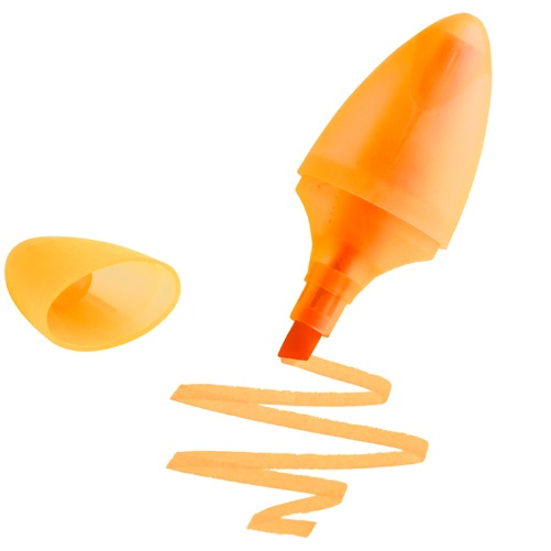Logotrade promotional product image of: Highlighter, orange