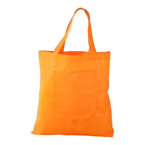Logo trade advertising products image of: Foldable shopping bag, orange
