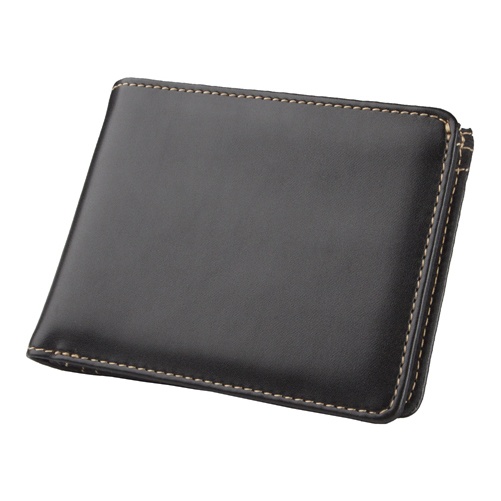 Logo trade business gift photo of: Men's wallet, black