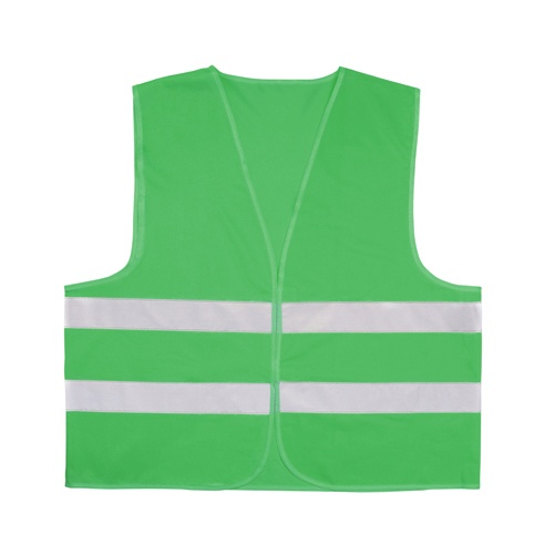 Logo trade promotional giveaways image of: Visibility vest, green