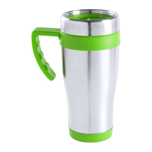 Logo trade promotional merchandise image of: thermo mug AP781216-07 green