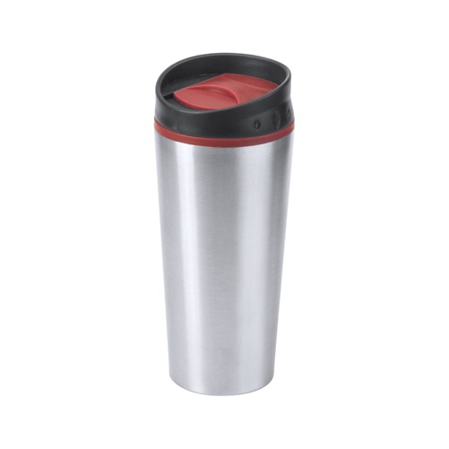 Logo trade promotional merchandise image of: thermo mug AP781393-05 red