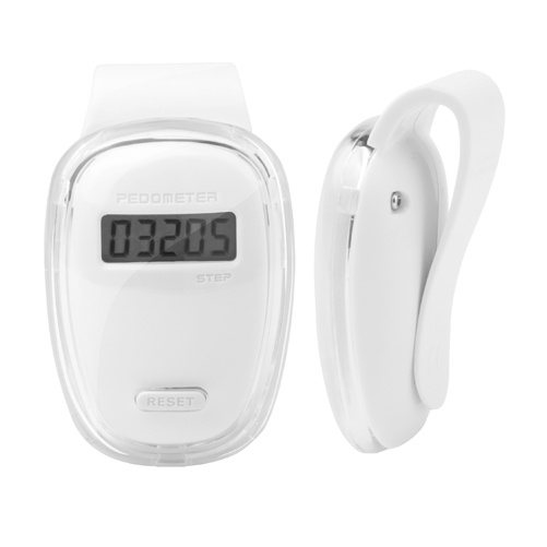 Logo trade promotional items picture of: pedometer AP741989-01 white