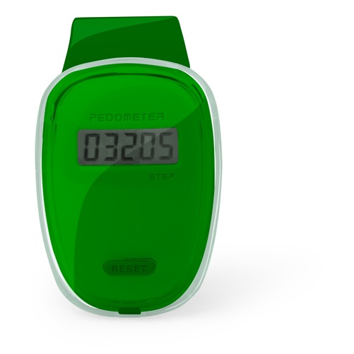 Logotrade corporate gift picture of: pedometer AP741989-07 green