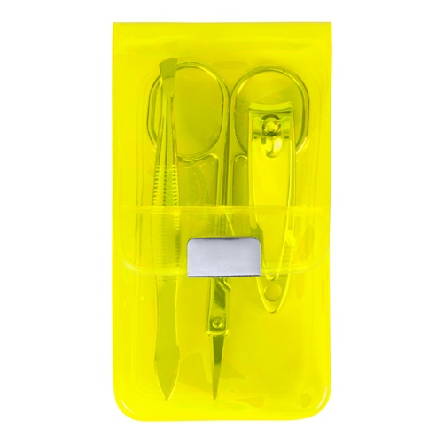Logo trade corporate gifts picture of: manicure set AP741780-02 yellow