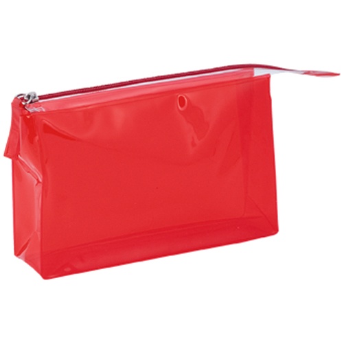 Logo trade promotional gifts image of: cosmetic bag AP731731-05 red