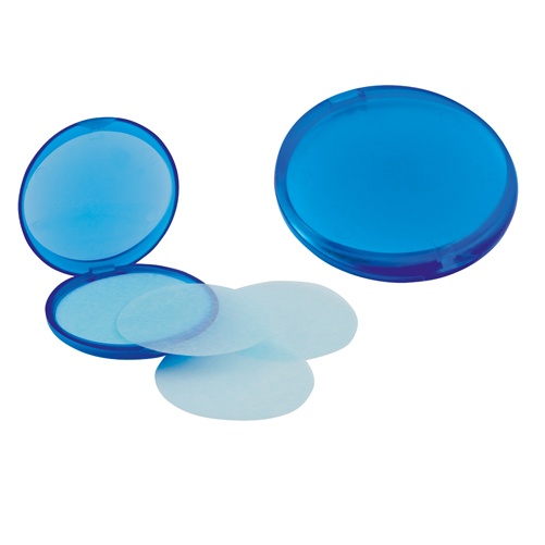 Logo trade promotional products picture of: soap slices with holder AP731490-06 blue
