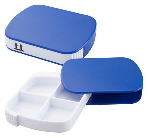 Logo trade promotional items picture of: pillbox AP741187-06 blue