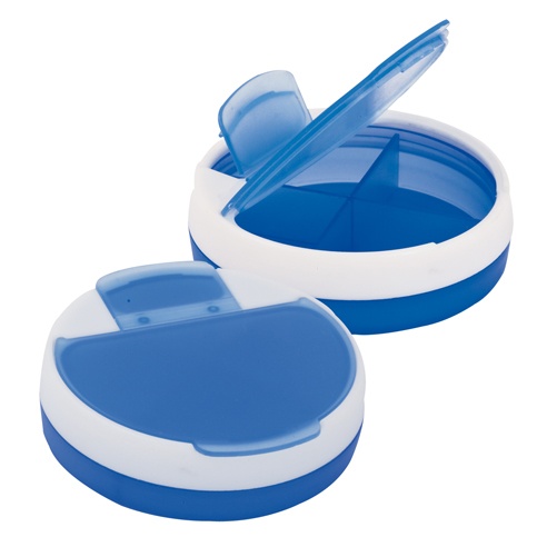 Logo trade corporate gifts image of: pillbox AP731910-06 blue