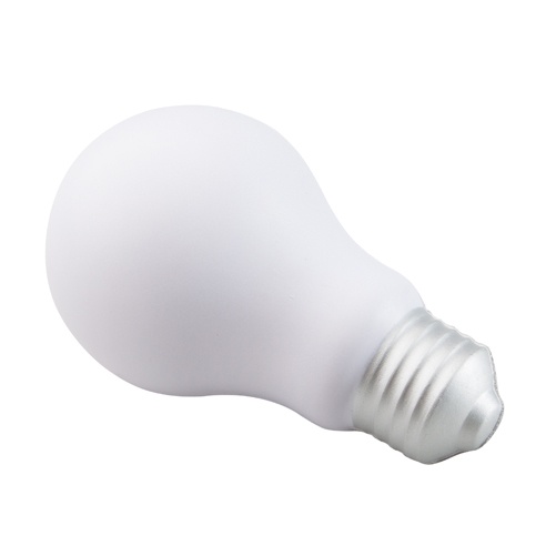 Logotrade promotional gift picture of: antistress light bulb AP741188 valge