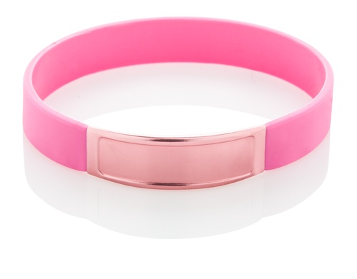 Logo trade promotional gifts picture of: Wristband AP809393-25, pink