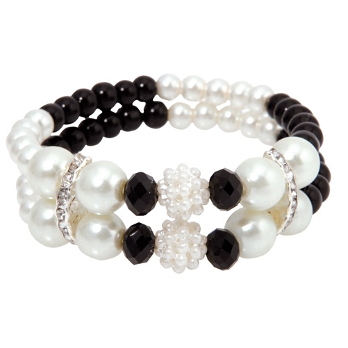 Logotrade promotional item picture of: Bracelet, black and white