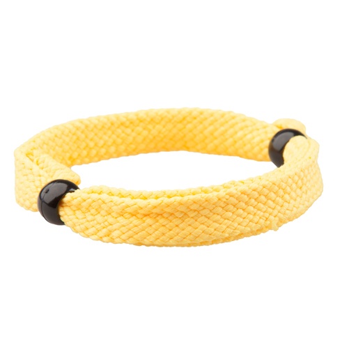 Logo trade promotional products picture of: Textile bracelet, yellow