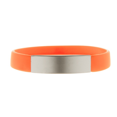 Logo trade advertising products picture of: Wristband AP809399-03, orange