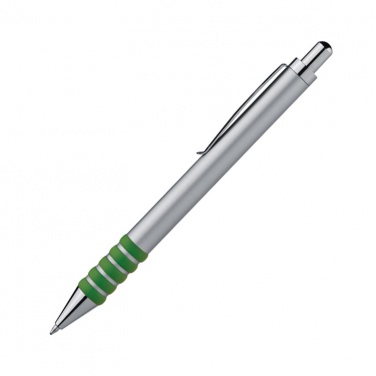 Logo trade promotional items picture of: Metal ball pen OLIVET, green