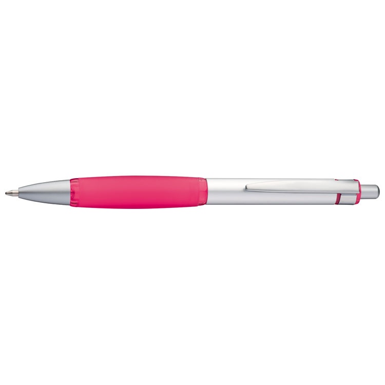 Logo trade advertising products picture of: Metal ball pen ANKARA, pink