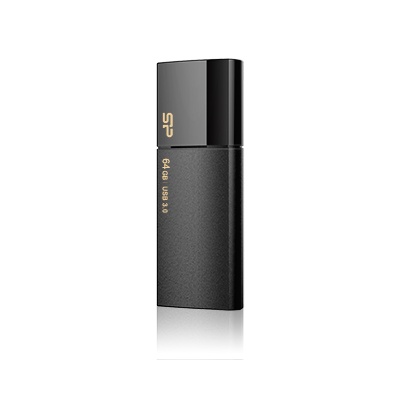 Logotrade promotional merchandise image of: Pendrive Silicon Power 3.0 Blaze B05, black