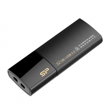 Logotrade advertising products photo of: Pendrive Silicon Power Secure G50 16GB, black