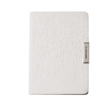 Logo trade advertising products image of: Note pad A6 Névé, white