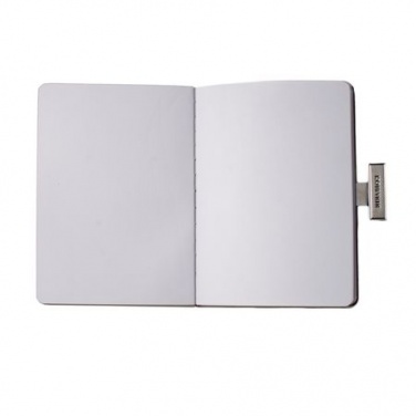 Logo trade business gifts image of: Note pad A6 Névé, white