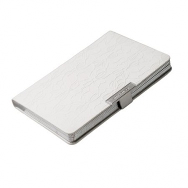 Logo trade advertising products picture of: Note pad A6 Névé, white