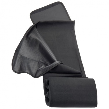 Logotrade promotional gift image of: Universal blanket 'Arnheim', black