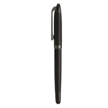 Logotrade promotional merchandise photo of: Rollerball pen Rhombe, black