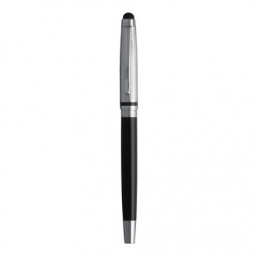 Logo trade promotional merchandise picture of: Rollerball pen Treillis pad, grey