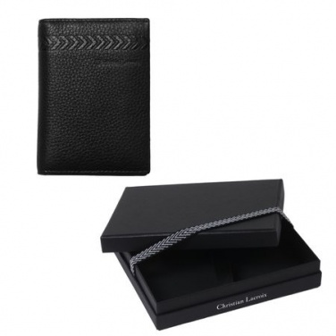 Logo trade promotional items picture of: Card holder Galon, black