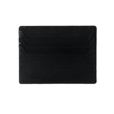 Logotrade business gift image of: Card holder Rhombe, black