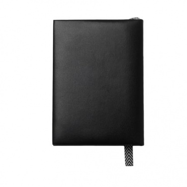Logo trade promotional items image of: Note pad A6 Logotype, black