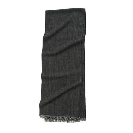 Logo trade advertising products picture of: Wool scarf Rhombe, black