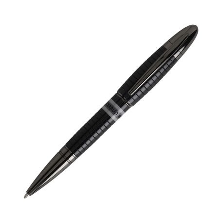 Logo trade promotional items image of: Ballpoint pen Central Resin, grey