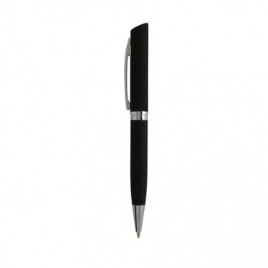 Logo trade advertising products image of: Ballpoint pen Soft, black