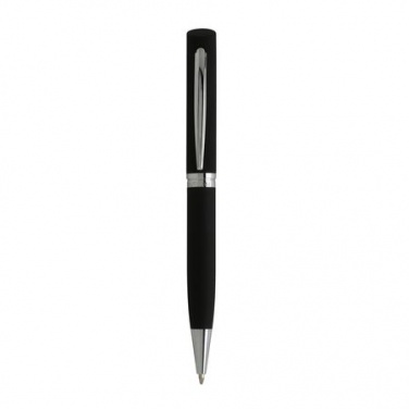 Logo trade promotional merchandise image of: Ballpoint pen Soft, black