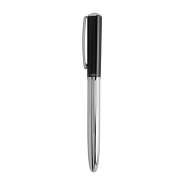 Logo trade promotional giveaways image of: Rollerball pen Lodge, black
